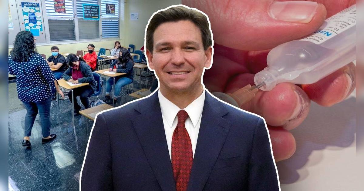 DeSantis y su plan para revolucionar las ESCUELAS de Florida: proyecto de ley permite TRATAR a estudiantes con DIABETES