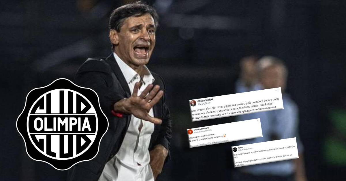 Hinchas de Olimpia destruyeron a Fabián Bustos tras duro empate con Peñarol: 