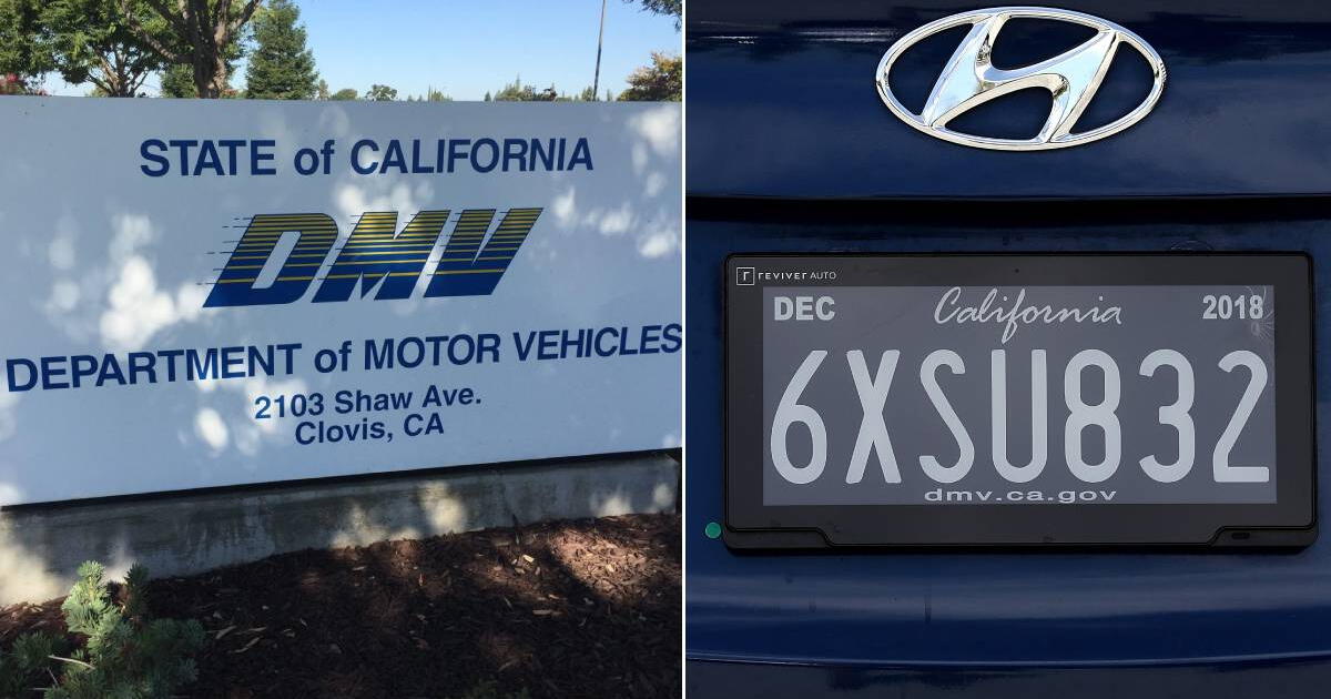 California se queda sin números para las matrículas: este es el CAMBIO INMINENTE que hará el DMV