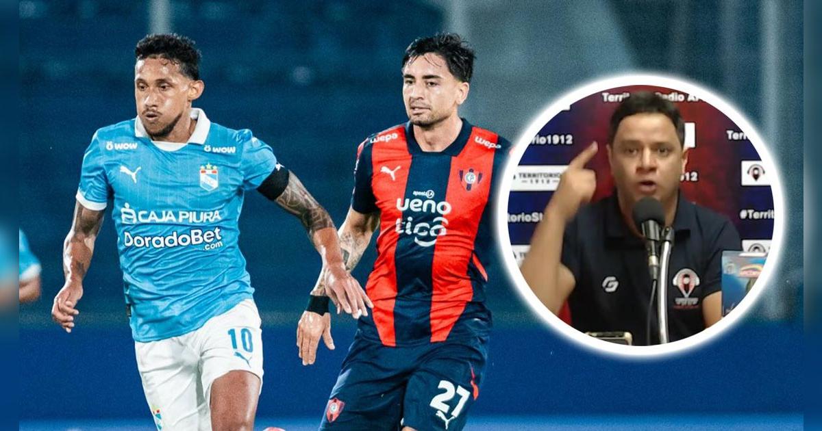 Periodista paraguayo perdió los papeles en vivo tras empate de Cristal a Cerro: 