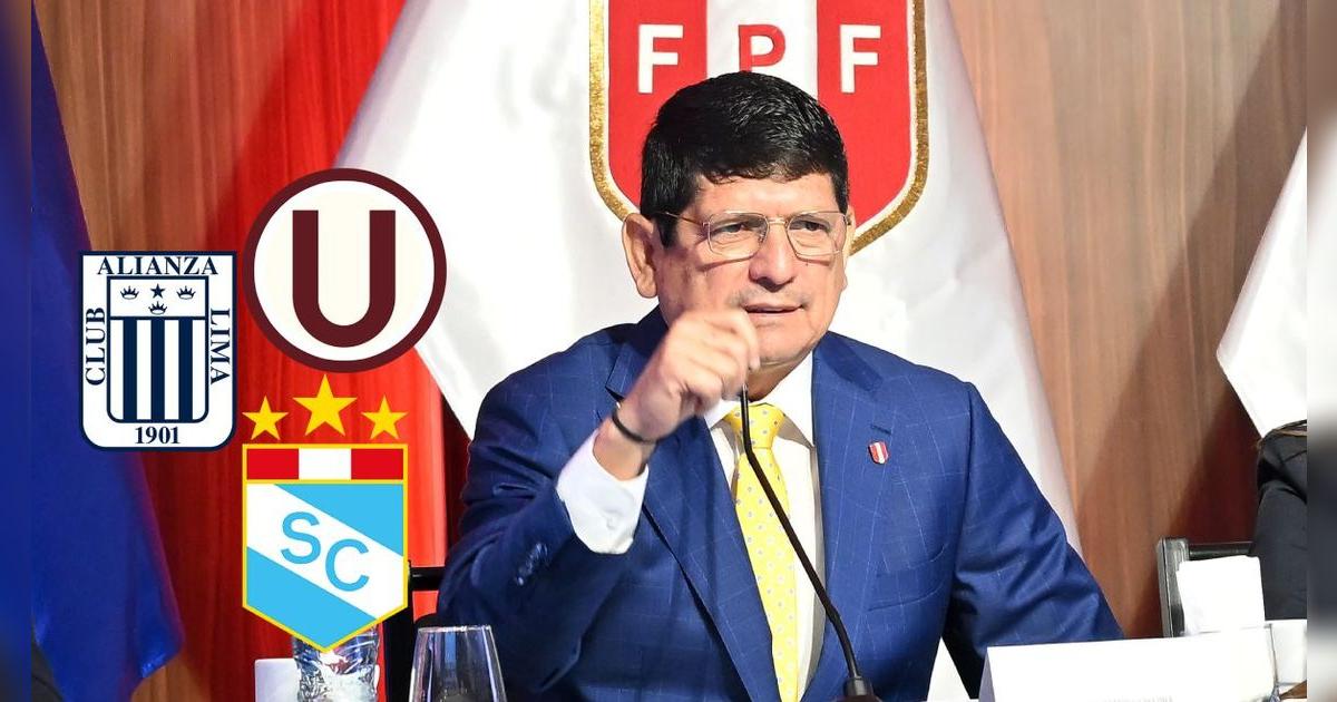 Con el respaldo de Cristal y la 'U', la FPF aprueba gestión de Lozano en ausencia de Alianza Lima