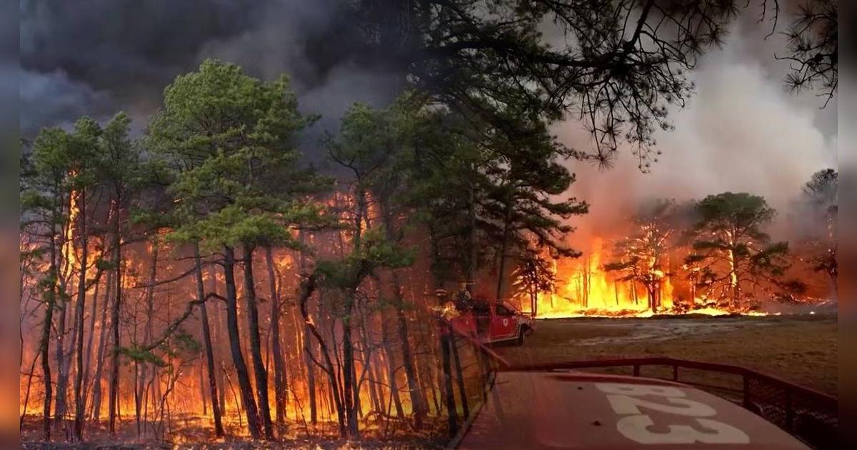 Cuidado residentes en Nueva Jersey: fuertes lluvias podrían empeorar incendio forestal este sábado