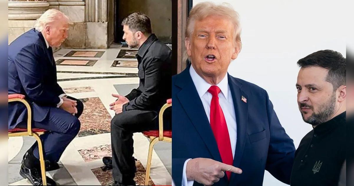 Donald Trump y Volodymyr Zelensky se reúnen antes del funeral del Papa Francisco: ¿un paso hacia la paz en Ucrania?