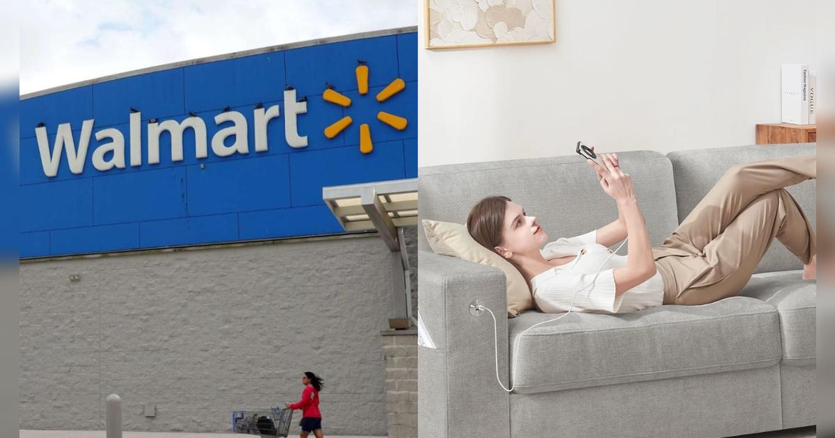 Sofá con puertos USB de Walmart: el modelo 
