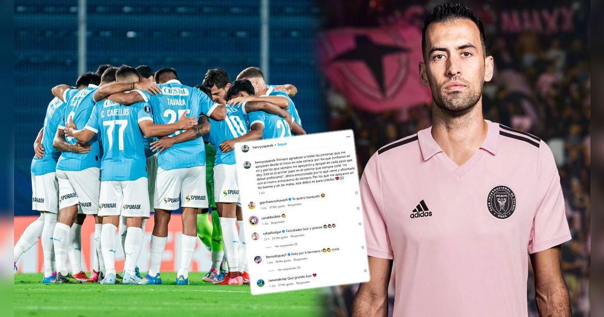 Futbolista de Sporting Cristal es tildado 'Busquets' tras partido ante Cerro Porteño 