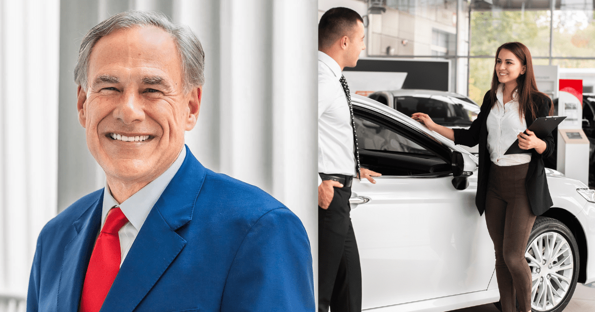 Texas: nuevo proyecto de ley modificaría la compra y venta de vehículos si Greg Abbott llega a firmarla