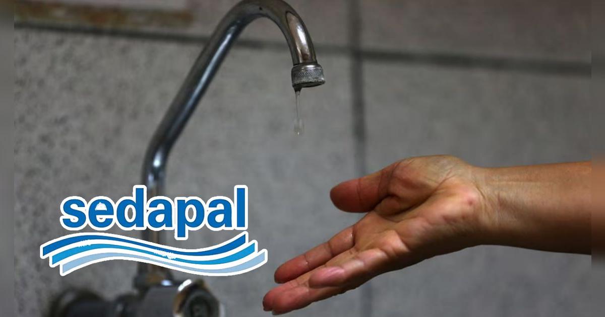 Lima no tendrá agua por 13 horas: Sedapal cortará sus servicios en estos distritos