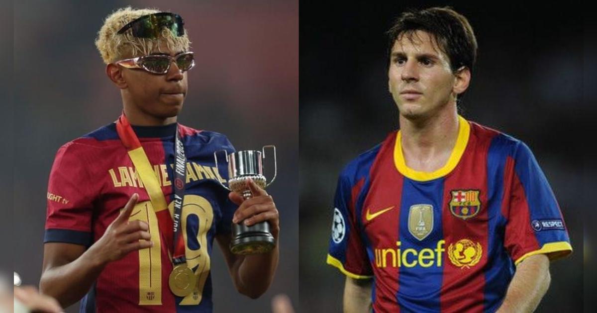 Lamine Yamal superó increíble récord de Lionel Messi en el Barcelona vs Real Madrid