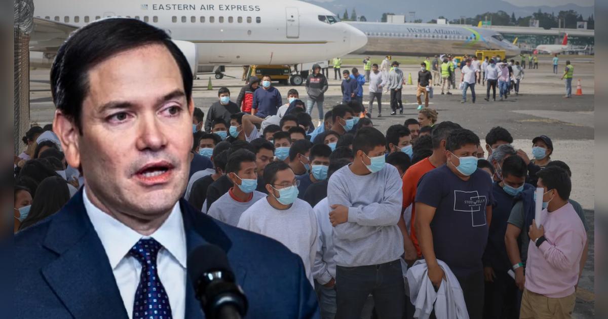 Marco Rubio afirma defender el debido proceso para inmigrantes en medio de deportaciones rápidas
