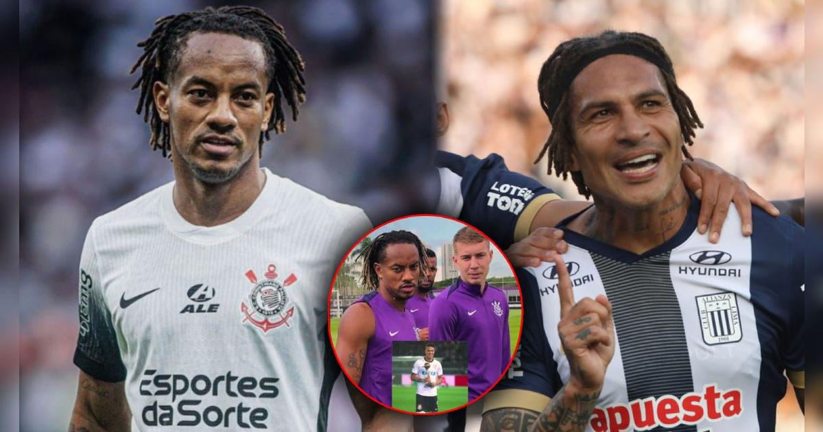 El cariñoso gesto que tuvo André Carrillo con Guerrero previo al partido de Corinthians