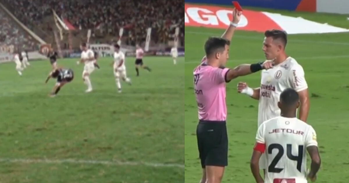 Diego Churín fue expulsado en la goleada de Universitario y es cuestionado en plena transmisión