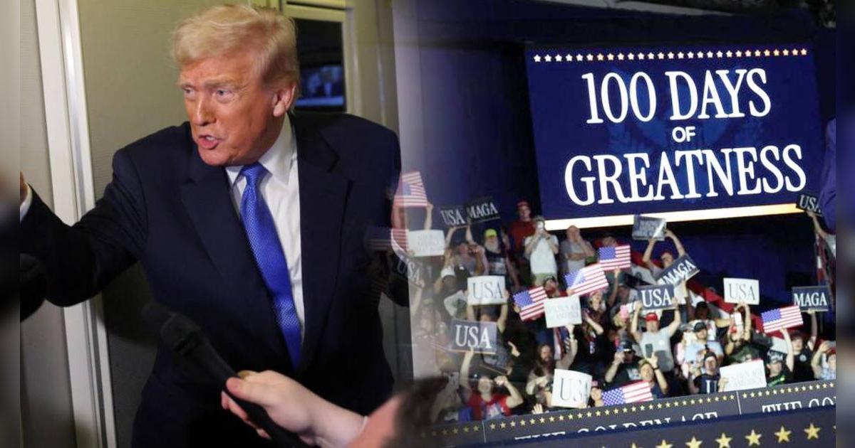 Donald Trump cumplió 100 días en el poder y envió fuerte mensaje a la ciudadanía en Estados Unidos: esto dijo