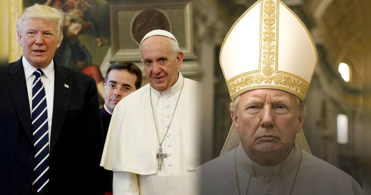 ¿Trump, sucesor del Papa Francisco? La inesperada ocurrencia del presidente genera revuelo