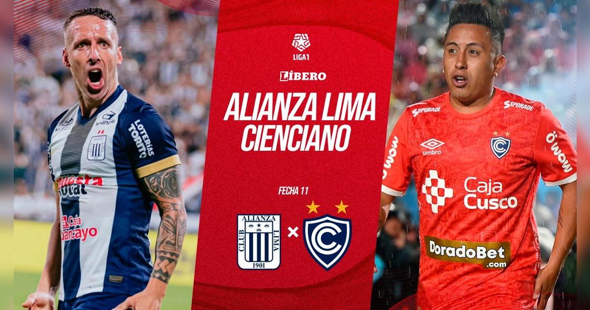 Alianza Lima vs. Cienciano EN VIVO por Liga 1: pronóstico, horarios y canales