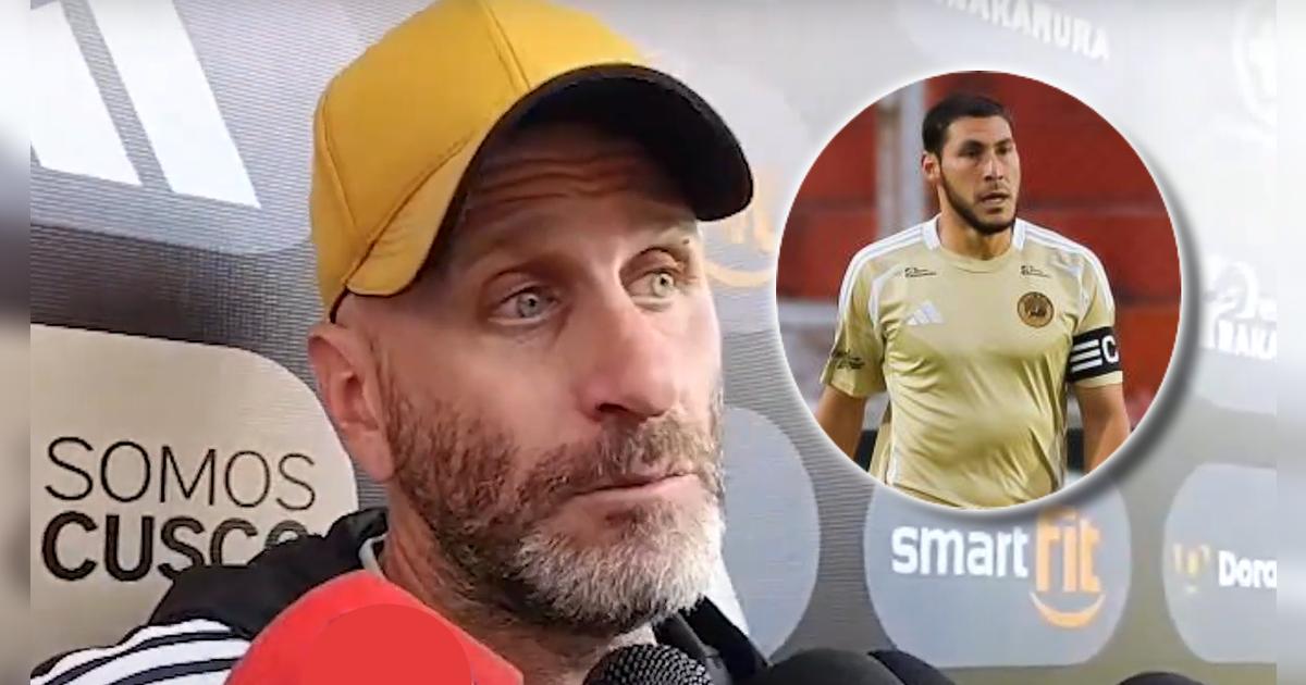 DT de Cusco FC mortificado sobre la situación de Marco Saravia ante la 'U': 