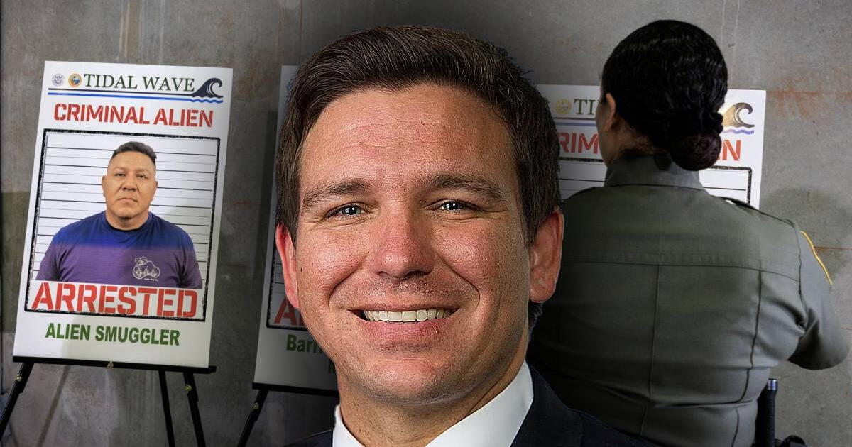 DeSantis celebró la mayor operación conjunta de inmigración en Florida con un duro mensaje a los inmigrantes detenidos