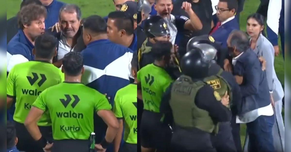 Franco Navarro perdió los papeles y estalló contra el árbitro tras la derrota de Alianza Lima