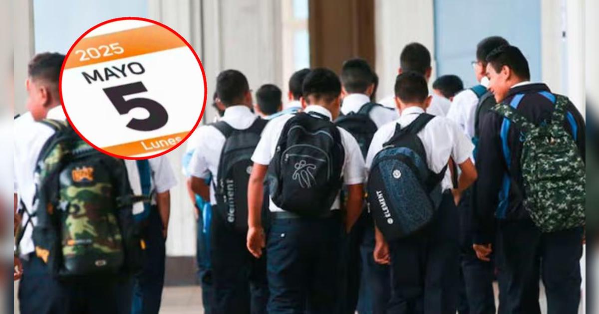 ¿Se SUSPENDIERON las clases en colegios el lunes 5 de mayo? Esto informó Minedu