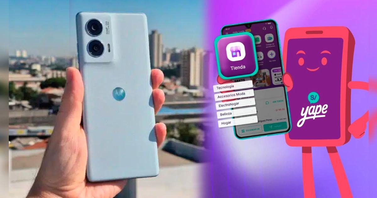 Yape te regala DESCUENTO de 400 soles para que compres uno de los teléfonos Motorola más potentes del mundo