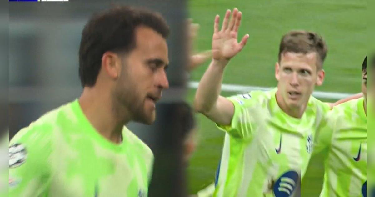 ¡Todo igualado! Barcelona consiguió el empate ante Inter gracias a los goles de García y Olmo