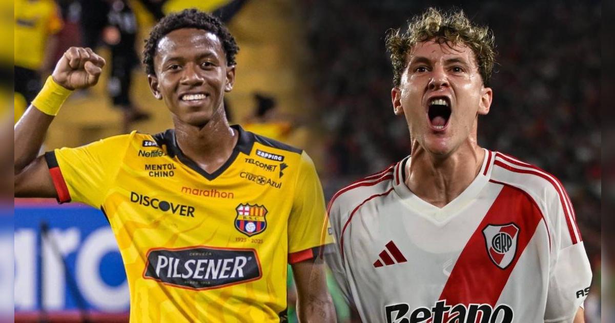 ¿Dónde ver Barcelona SC vs River Plate y qué canal transmite por la Copa Libertadores 2025?