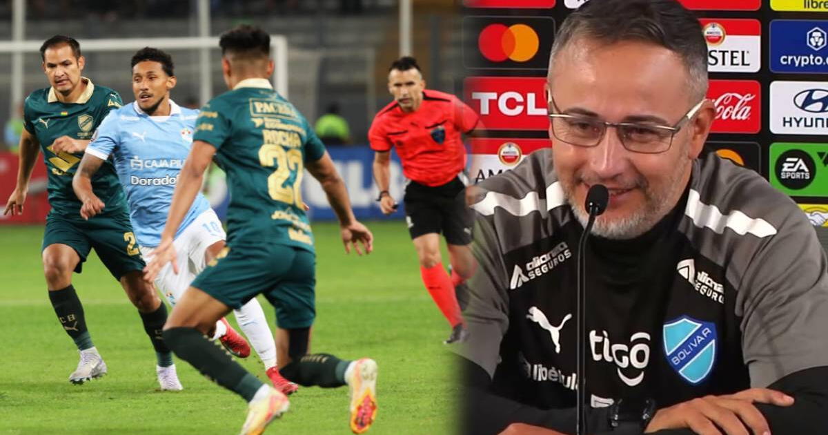 DT de Bolívar minimizó a Sporting Cristal tras la derrota con un inesperado comentario: 