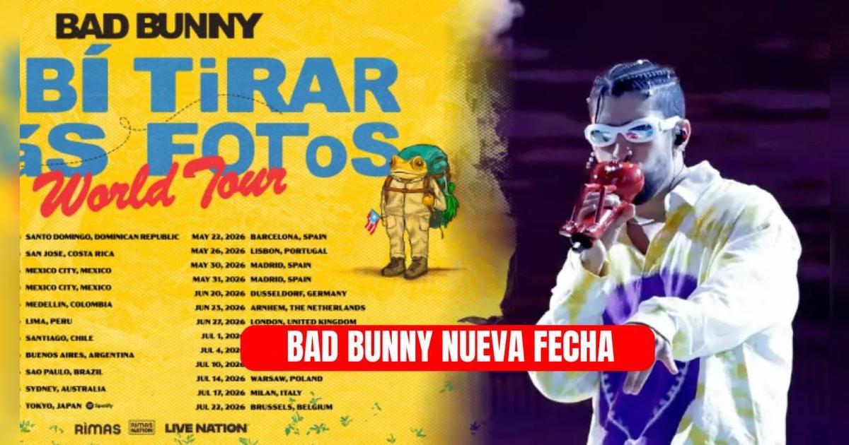 Segunda fecha de Bad Bunny en Lima: a qué hora inicia la preventa HOY y cuándo será el concierto