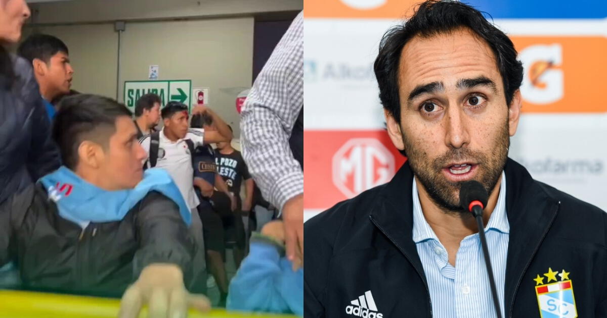 Hinchas de Sporting Cristal encaran a los dirigentes tras victoria ante Bolívar 