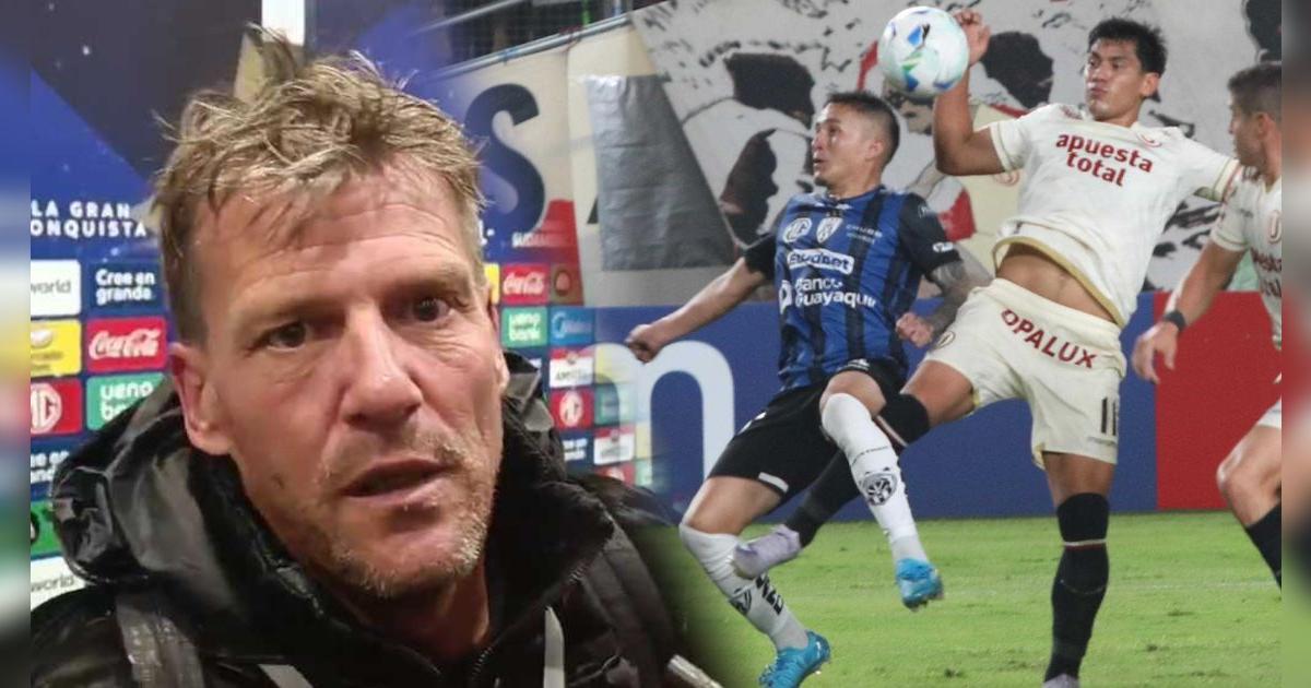 DT de Independiente del Valle dejó polémica frase sobre la ‘U’: “No sufrimos tanto como esperé”