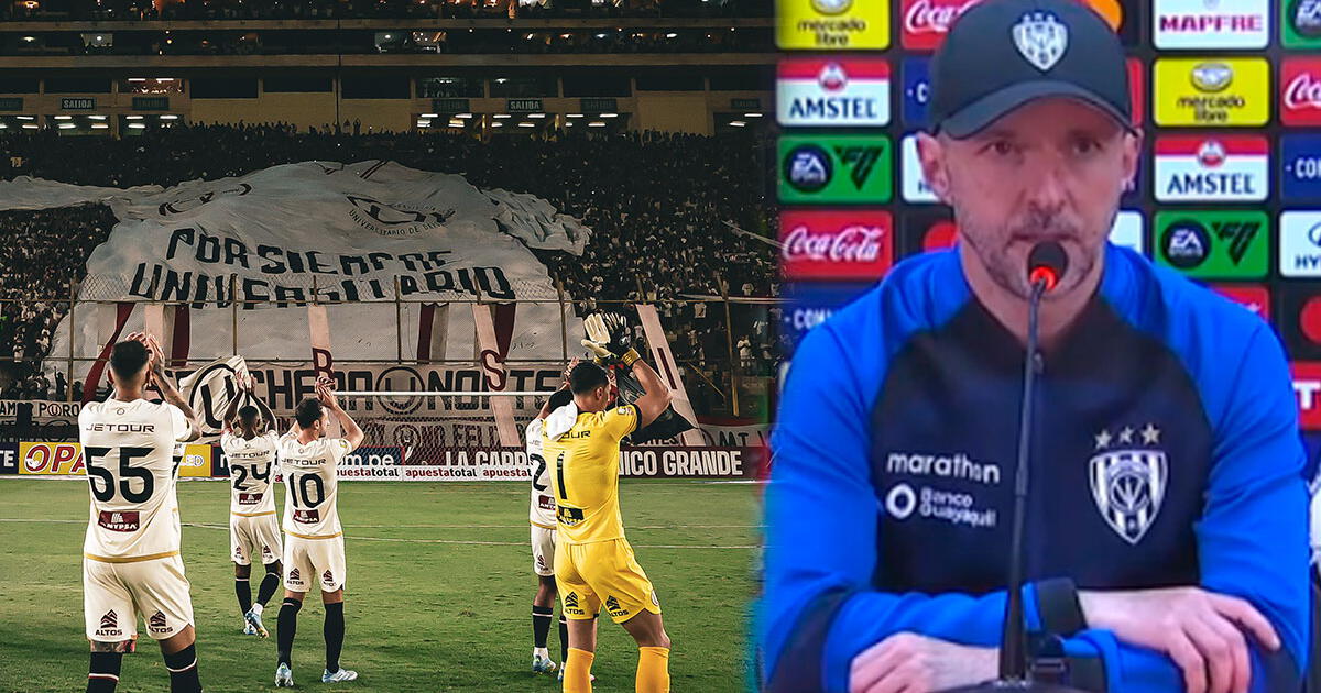 DT de IDV dio inesperado calificativo a los hinchas de Universitario tras empate: 