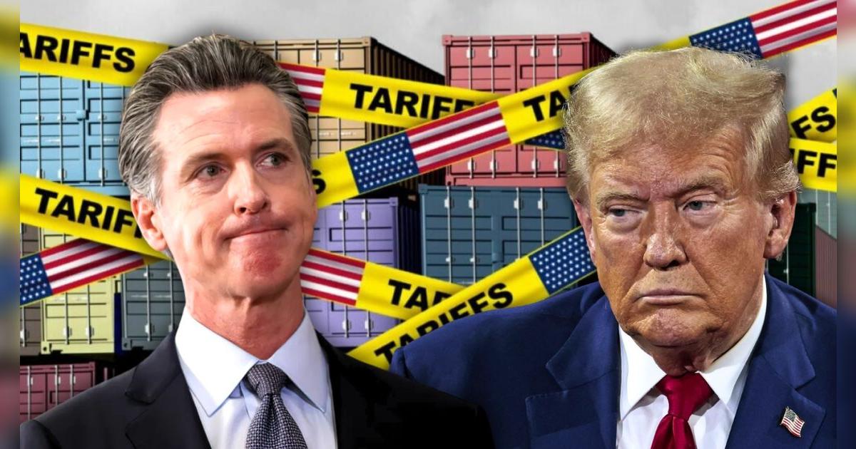 Gavin Newsom y su dura crítica a la política arancelaria de Donald Trump: 