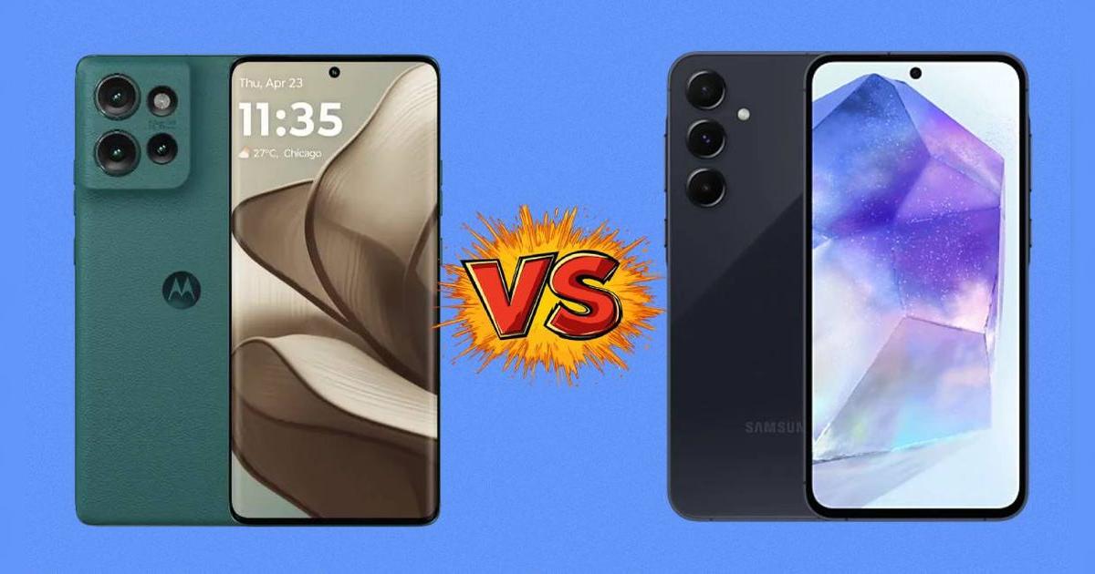 Motorola Edge 50 vs. Samsung A55: ¿cuál de estos gama media de 2024 es mejor y el más barato?
