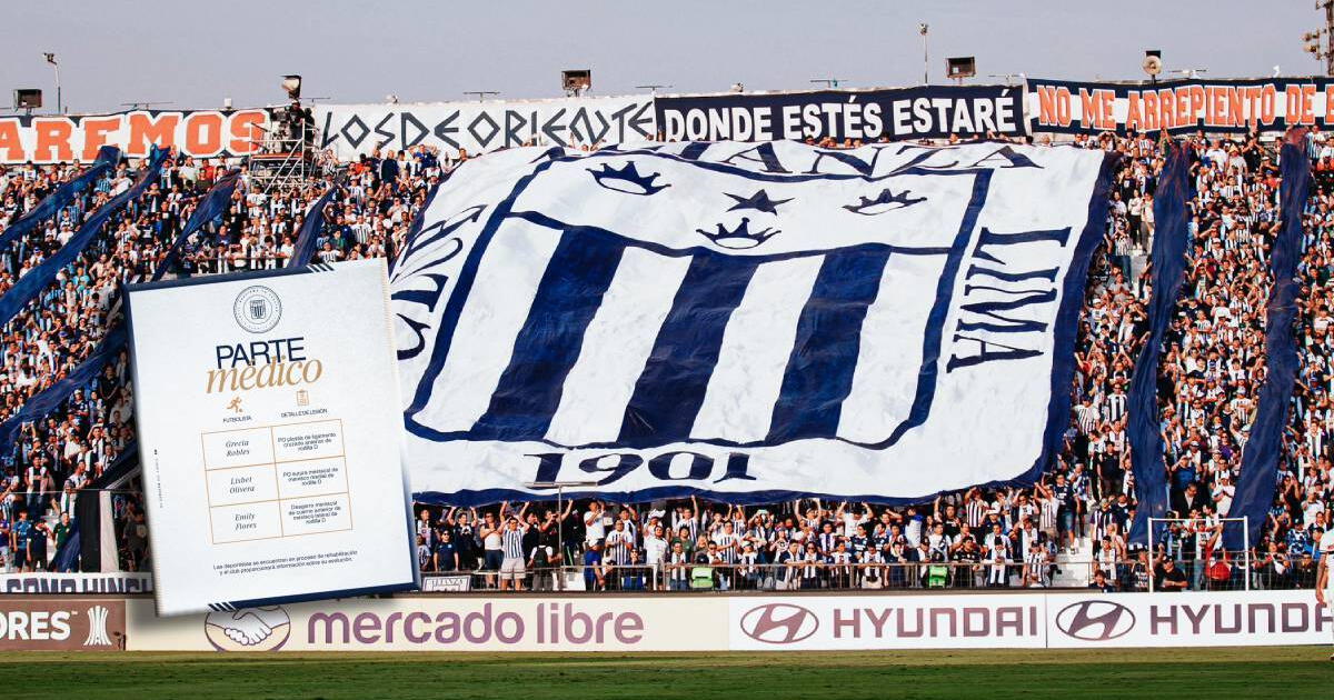 ¡Bajas sensibles! Alianza Lima sorprendió y emitió parte médico de tres futbolistas