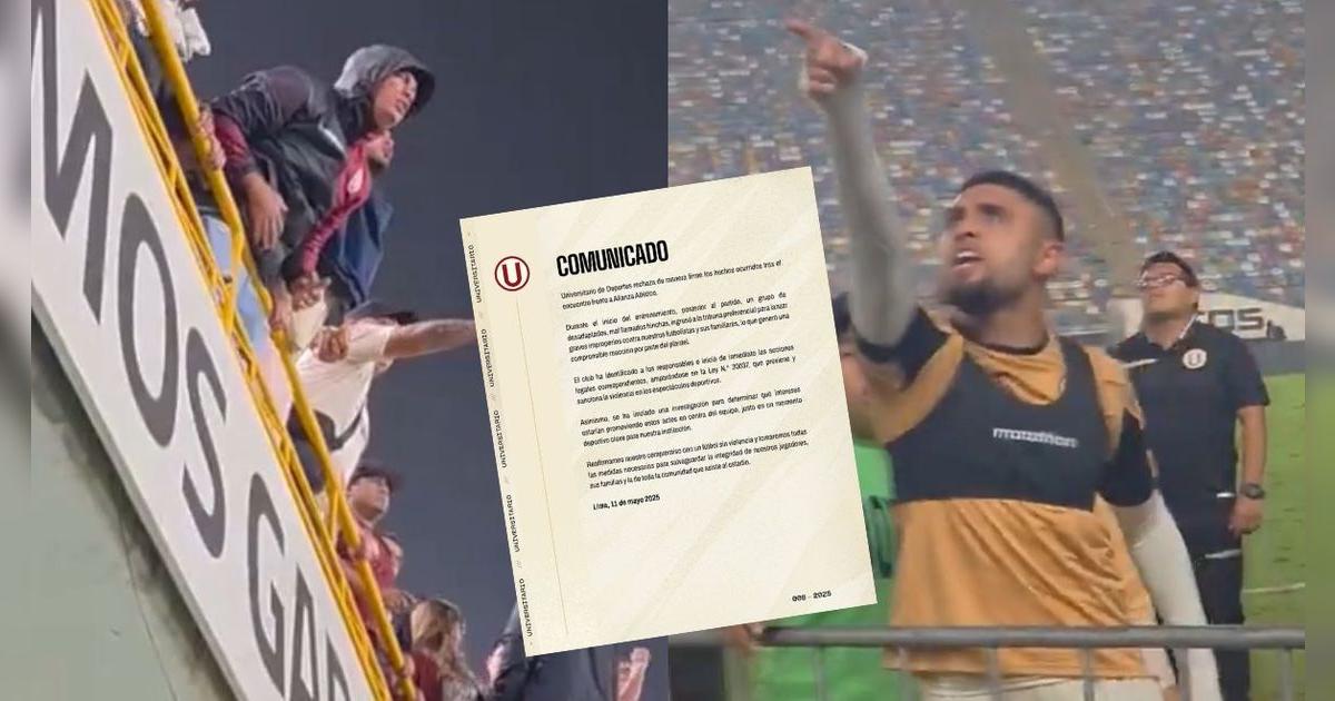 Universitario lanzó su comunicado y tomó serias medidas tras incidente con hinchas