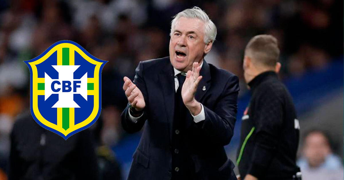¡Oficial! Carlo Ancelotti será el nuevo entrenador de la selección de Brasil hasta 2026