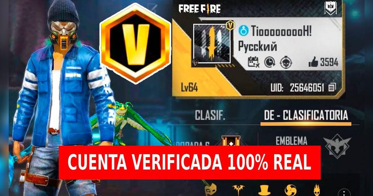 Free Fire: ¿cómo conseguir la V de Verificado en tu perfil o cuenta del Battle Royale?