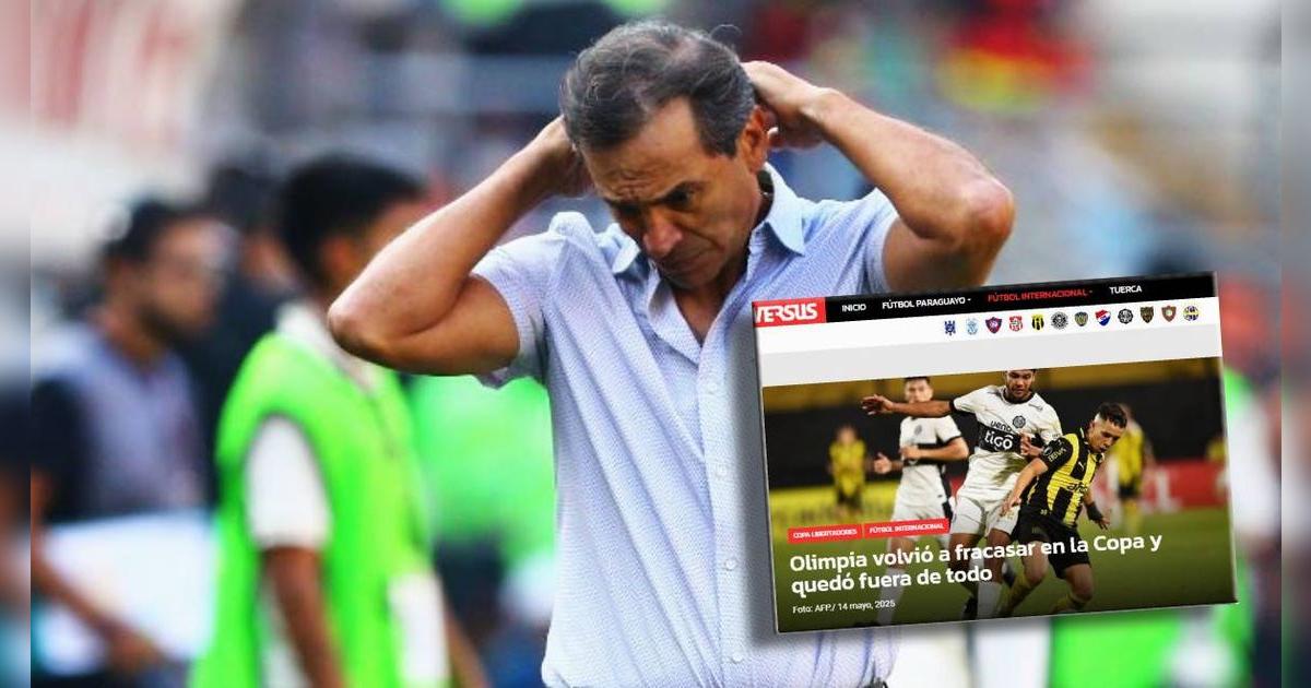Prensa paraguaya no calló y dio lapidario calificativo a Olimpia de Fabián Bustos: 