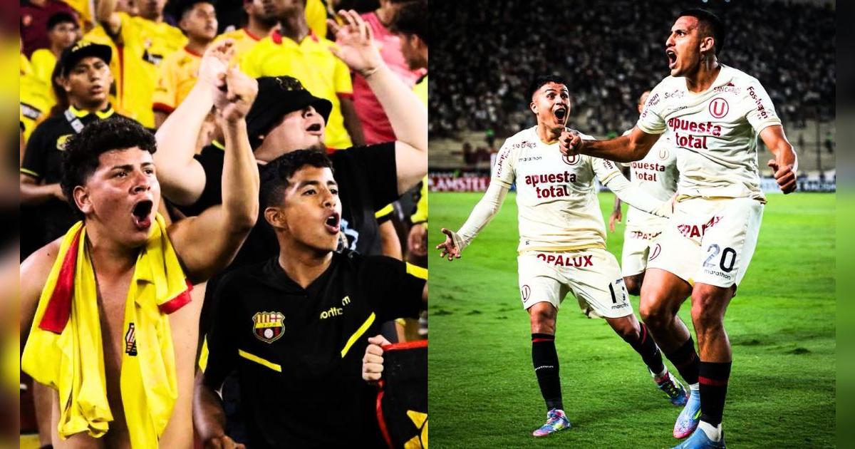 Hinchas de Barcelona arremeten contra Universitario tras casi quedar eliminados: 