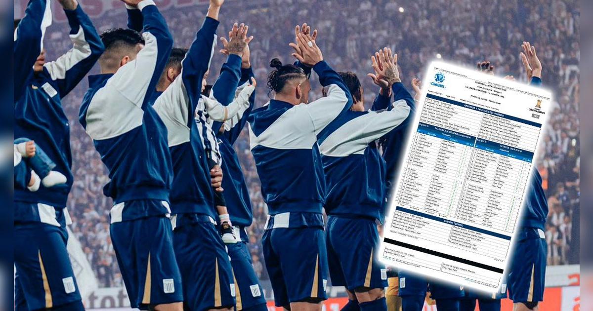 Último minuto: Planilla de Alianza Lima sufre cambio de Conmebol a poco de enfrentar a Talleres