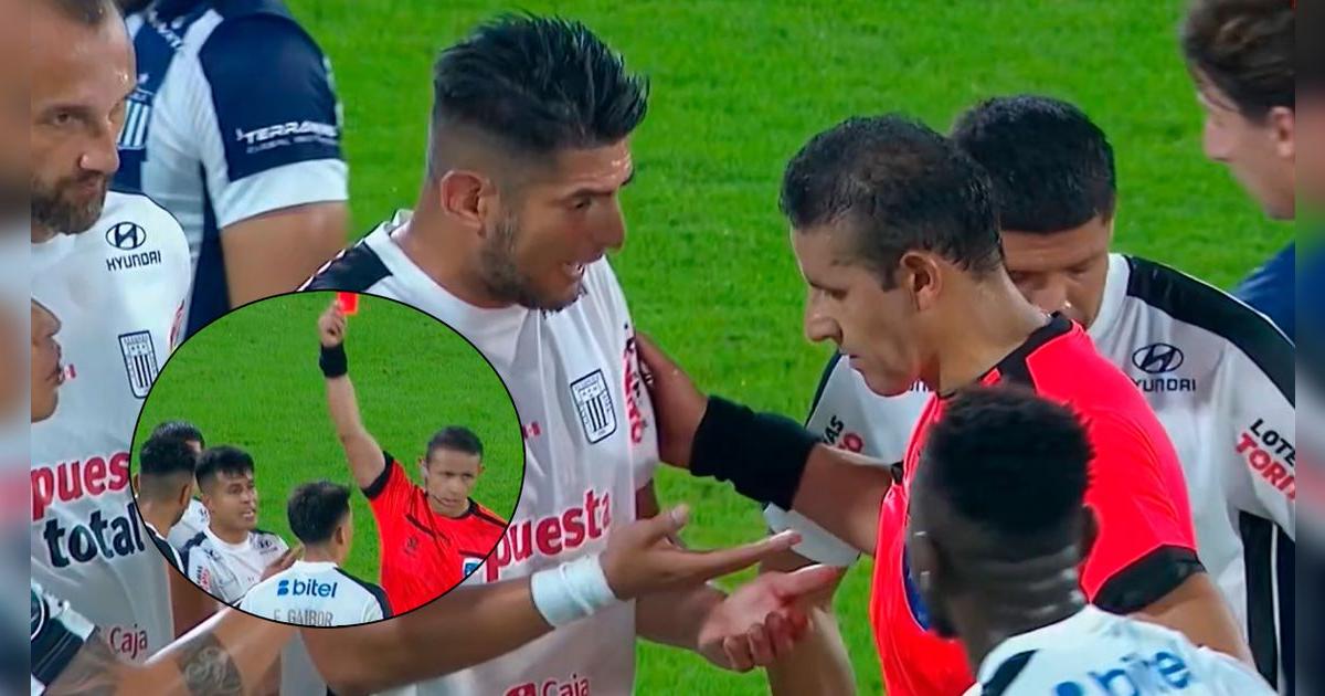 ¡Insólito! Carlos Zambrano fue expulsado por doble amarilla, pero no sabía que estaba amonestado