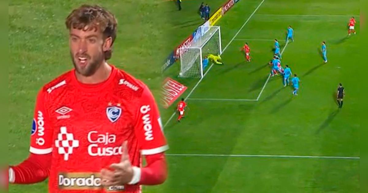 ¡Con genial asistencia de Cueva! Gaspar Gentile anotó el 1-0 de Cienciano ante Iquique