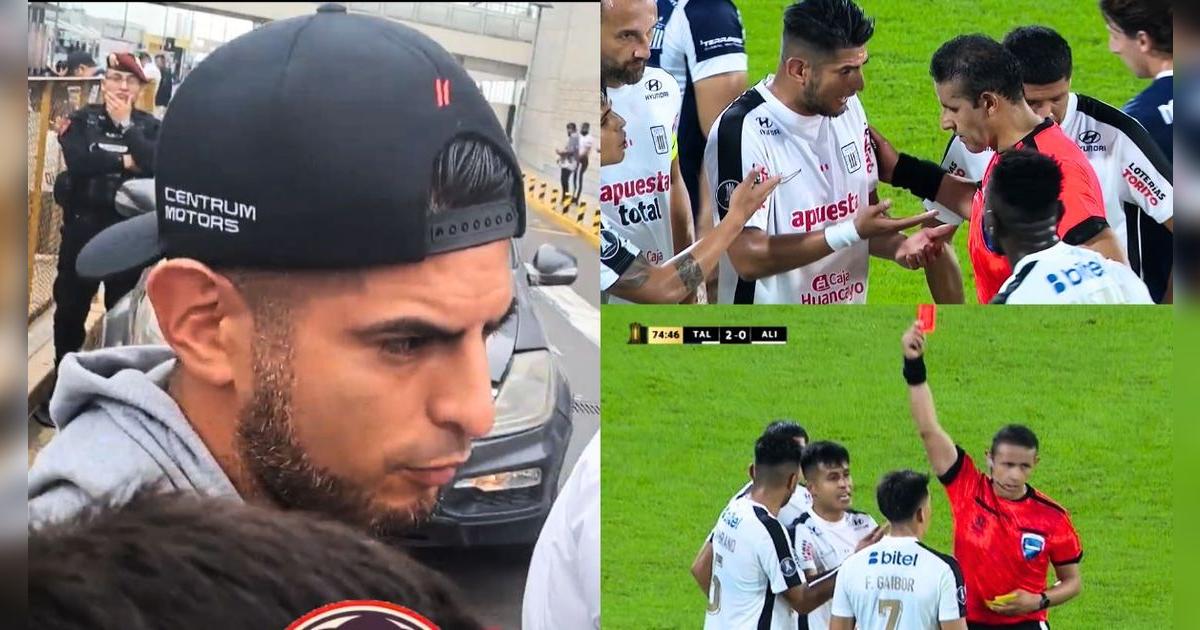 Carlos Zambrano rompió el silenció y habló sobre su expulsión ante Talleres: 
