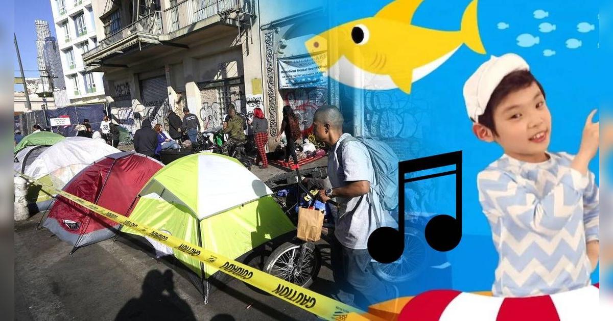 Esta curiosa canción para niños es reproducida en las calles de Los Ángeles para ahuyentar a personas sin hogar
