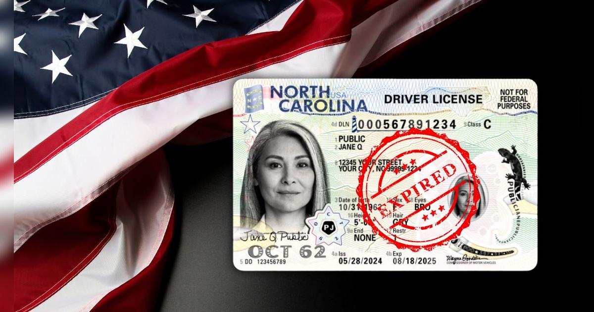 El nuevo proyecto en Carolina del Norte que te permitirá conducir legalmente con una licencia vencida