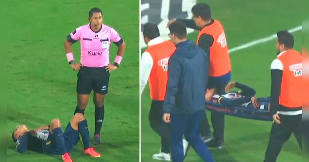 Juan Delgado, juvenil de Alianza Lima, se descompensó en pleno partido y salió en camilla