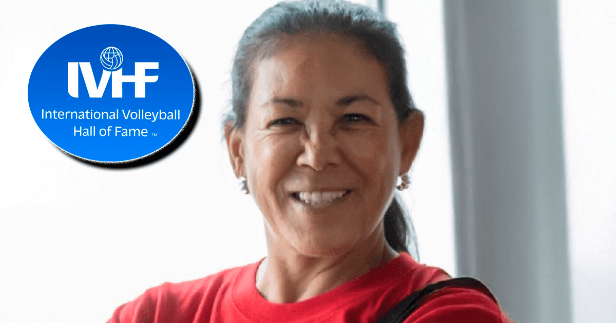 ¡Orgullo! Rosa García, medallista olímpica peruana, entró al Salón de la Fama del Vóley Mundial