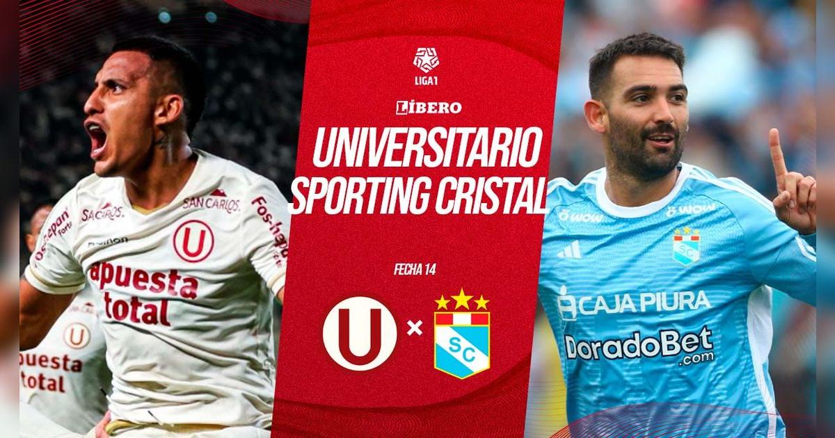 Universitario vs Sporting Cristal EN VIVO por Liga 1: cuándo juega, horario, dónde ver y pronóstico