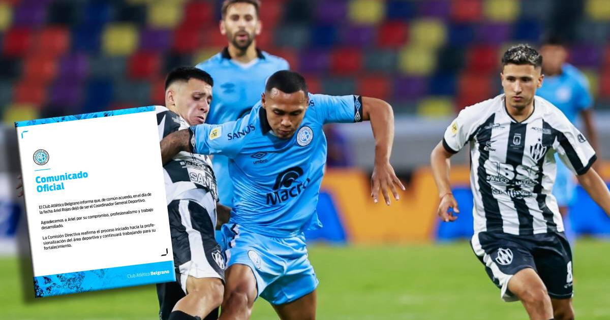 Belgrano de Bryan Reyna impacta tras anunciar la salida de pieza fundamental: 