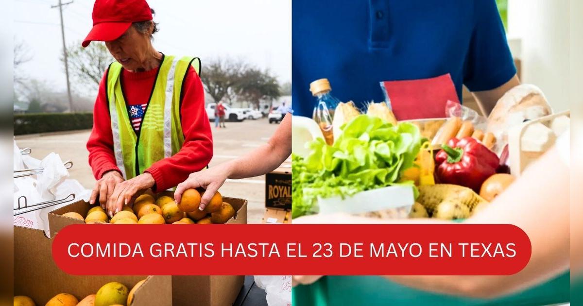 Se confirmó la mejor noticia | Comida gratis en Texas hasta el 23 de mayo: estas son las fechas y lugares de entrega