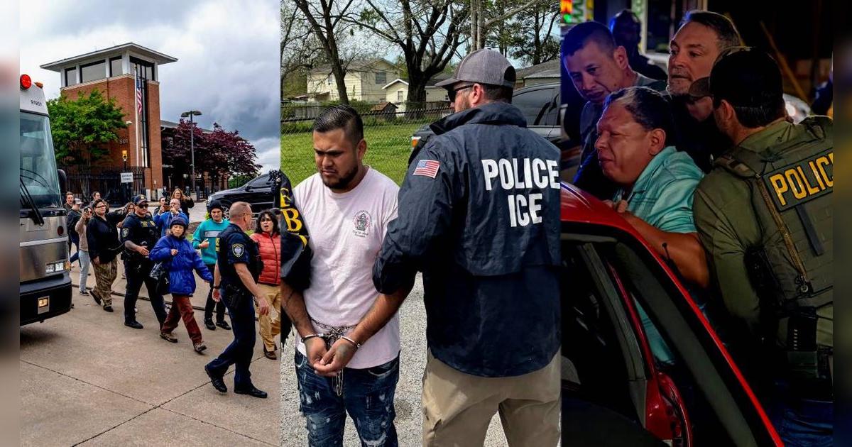 ICE detiene a 196 inmigrantes durante redada masiva en ciudad 'antiinmigrante': ni la mitad tenían antecedentes